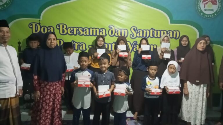 Do’a Bersama dan Santunan di Yayasan Karya Bersama Abadi (YAKBA)