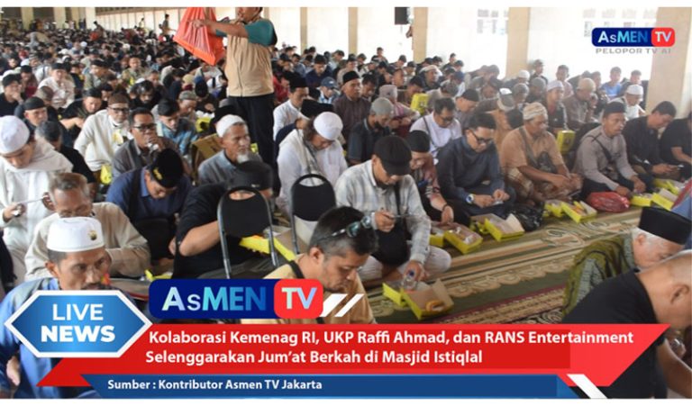 Kolaborasi UKP Muda Seni Raffi Ahmad dengan Kementerian Agama RI, Masjid Istiqlal dan RANS Entertainment Gelar Jumat Berkah di Masji Istiqlal (Cek Faktanya)